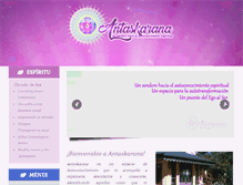 Tablet Screenshot of antaskarana.com.ar